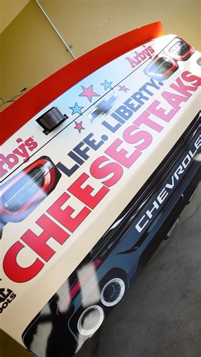 Meat the Arby’s Cheesesteak Chevrolet, debuting at San Diego. Now go get an Arby’s Cheesesteak!