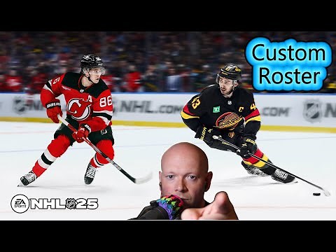 NHL 25 ● How To Create A Custom Roster And Edit Lines