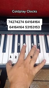 46K views · 3.5K reactions | Coldplay Clocks Piano Tutorial #coldplay #clocks #pianotutorial | Ponchopiano | Facebook
