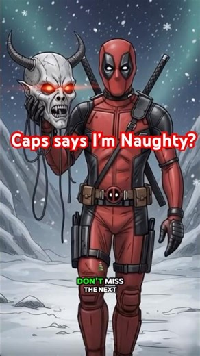 Why Captain America HATES Deadpool’s Christmas Style 🎁#marvel #comics #deadpool #captainamerica