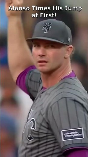 Pete Alonso’s Leaping Catch at First Base | Mets Quick Reflexes