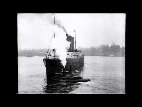 Lusitania's final voyage and sinking featuring Original Footage