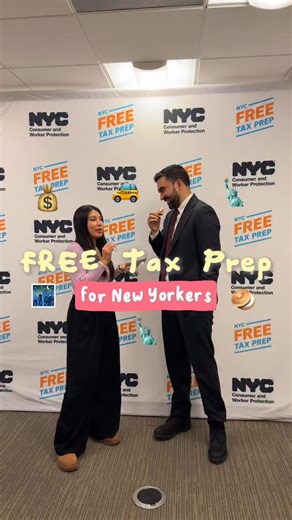 Viviana Vazquez 💸 First-Gen Money Content on Instagram: "did you know NYC has free tax filing help? 💸 IRS-certified volunteers can file your taxes for YOU for FREE if you meet the income requirements 🔍 also thank you so much @zohrankmamdani @nycmayor for inviting me to this press conference and giving me the chance to ask questions 🙏🏽 forever grateful! (Yes, zero fees ✨ go to nyc.gov/taxprep to learn more) #TaxTips #NYCFreeTaxPrep #daretopost"