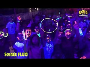 Soirée fluo pour camping