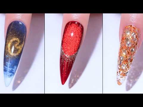 Luxury Glitter Nail Art That Looks Expensive and Satisfying | Beautiful Easy Nail Art Designs