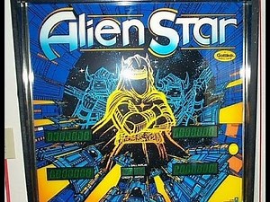 1984 Gottlieb ALIEN STAR Pinball Machine In Action