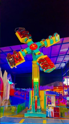 🚁😂 Riding the helicopter spinner ride—cool, hilarious, and insanely fun!