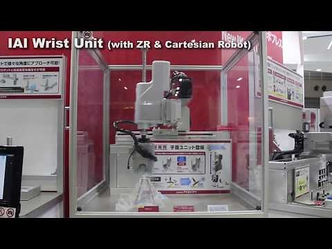IAI Wrist Unit with ZR Unit (Rotary Unit) and Cartesian Robot - Multi Axes Electric Actuator