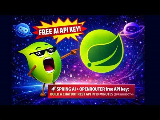 🚀 SPRING AI + OPENROUTER free API key: BUILD A CHATBOT REST API IN 10 MINUTES (SPRING BOOT 4) | Vincent Vauban