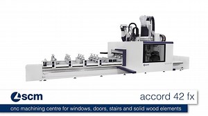 Discover scm accord 42 fx, our cnc machining centre ↓ #scmmachinery #woodworking #woodtechnologies #SCM #scmismore | SCM Woodworking Technology