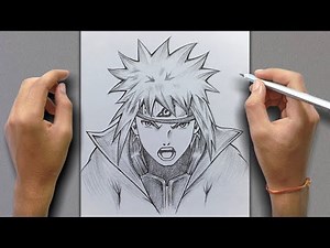 Minato Namikaze Easy Drawing for Beginners | Step by Step Tutorial | PencilSketchBook