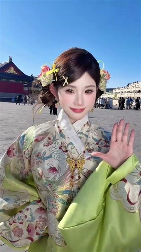 Da Ai Ming Dynasty Hanfu#Hanfu makeup and styling#Made in the Ming Dynasty#Hanfu#Hanfu mad
