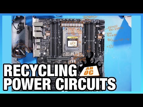 Recycled VRM Designs: ASUS X399 Zenith Extreme PCB & VRM