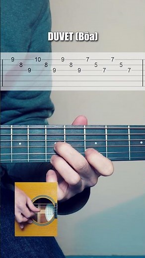 Duvet (Bôa) Solo #guitar #tutorial