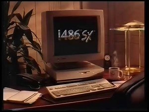 Intel i486 SX The Computer Inside. 4K 30 FPS