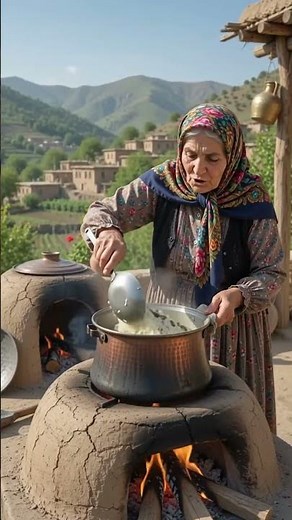 Iranian village life makeing baghali polo rural village life in iran nomads happy village of iran