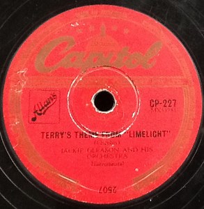 Jackie Gleason And His Orchestra - Terry's Theme From Limelight / Peg 'O' My Heart