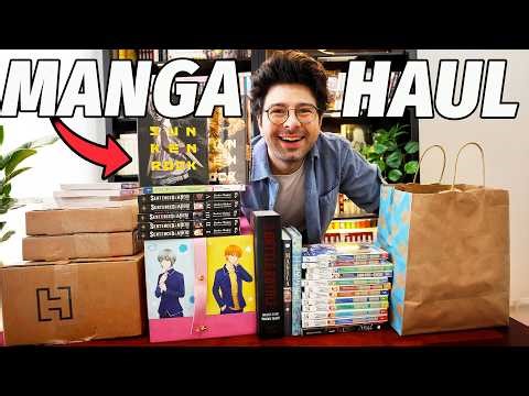 my BIGGEST manga haul of 2026