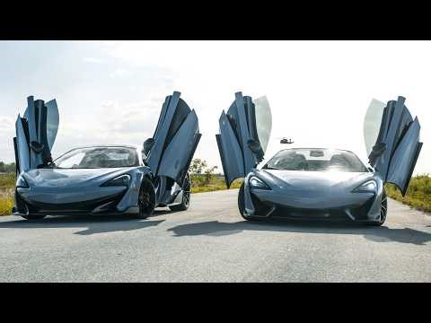1 hour | Mclaren Duo Pure Exhaust ASMR | 4K TV Background