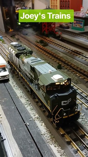 EMD SD70ACE Starts up! #mth #oscaletrains