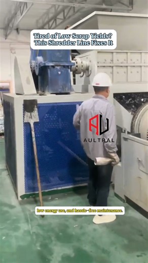 Tired of Low Scrap Yields? This Shredder Line Fixes It #MetalShredderLine #ScrapToCash