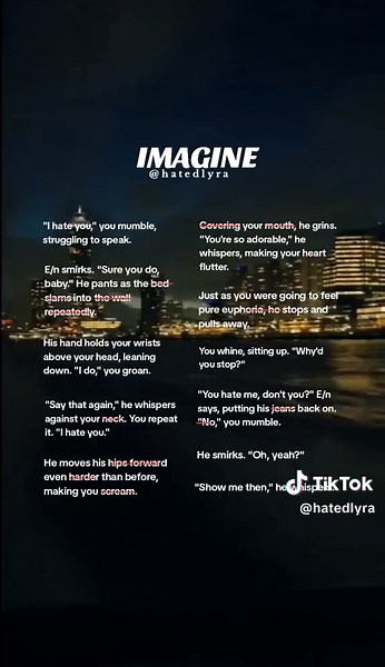 Enemies to Lovers: A Spicy Imagine Story | Y/n POV | BookTok