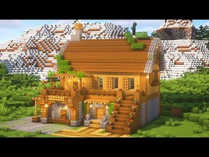 Minecraft | Build the simplest wooden house possible | Tutorial