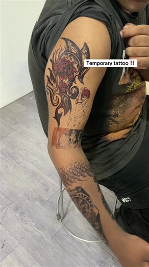 Dm us on instagram or Whatsapp‼️✨ . . . #temporarytattoo #fyp #viral #trending #foryou