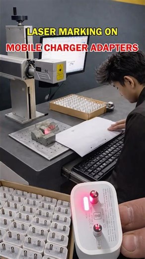 Laser Marking Machine for Mobile Charger Adapter |