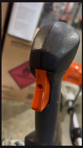 How to adjust the throttle trigger on a Stihl Pro Series trimmer and brush cutter. #howto #trimmer