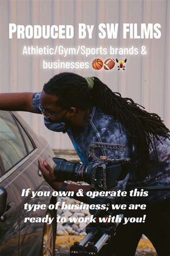 Athletic, Gyms, Sports brand & businesses, I’m ready to build your profit & visibility with Cinematic Excellence! Let’s connect 💪🏾🎬 . . #filmproduction #commercialproduction #lookingforwork #localbusinesses #filmmaking