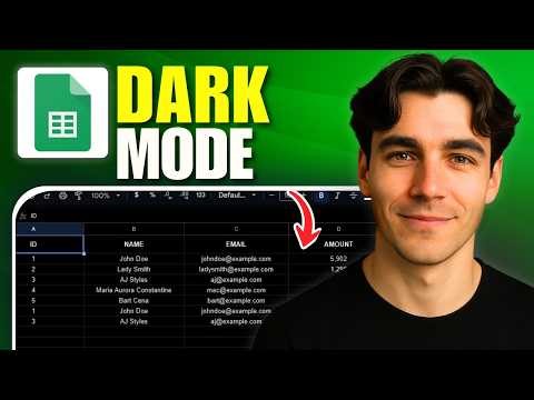 How to Turn On Dark Mode In Google Sheets (Tutorial 2026)
