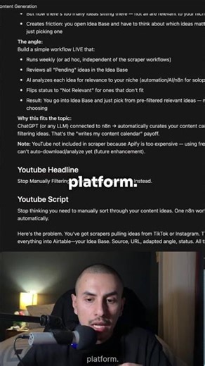 I turned one script into 5 platforms of content