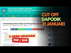CARA MENGUSULKAN PIP TERBARU TAHUN 2026