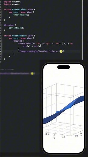 Xcode 26 Beta First Look - 3D Charts #shorts #xcodebeta. #xcode26 #firstlook #ios26 #swiftuicodes