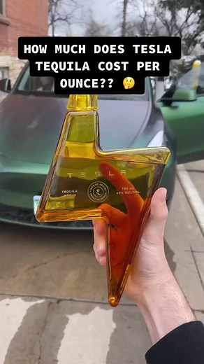 How much does Tesla tequila cost per ounce? 🤔 #tesla #teslatequila #tequila #cost #teslamerch #teslamodely #modely #explore | Tesla Hub