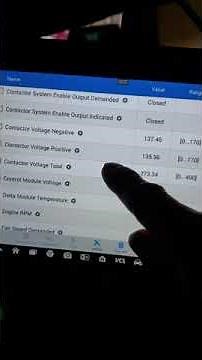 2017 Hybrid Ford Fusion High Voltage Battery Parameters using a Scanner.