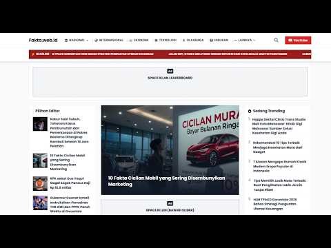 Template (Tema) Blogger Untuk Berita Terbaik