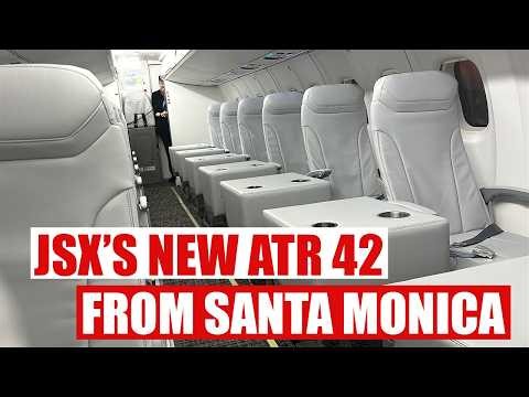 FULL REVIEW - JSX ATR 42-600 Santa Monica - Las Vegas