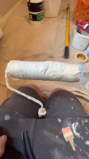 New roller tip #painting #decorating #paintinganddecorating #trades #homeimprovement #tip #tips #foryou #4u #foryoupage #paintroller
