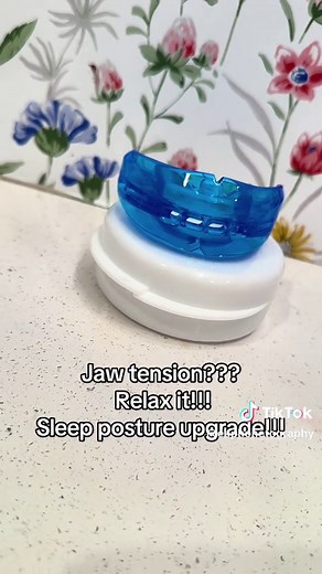 A tiny mouthguard that fixes everything #tmjrelief #jawpainrelief #sleepbetter #teethgrinding #reviveguard