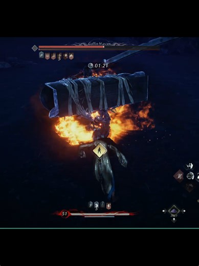 Coffin Master (No damage) Abyss Trial 1min & 44 seconds (Strategic sword/Umbrella) #wherewindsmeet #wwm
