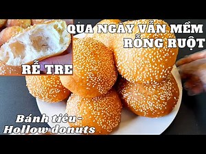 [No Oven] Easy Hollow Donuts Recipe for Beginners! Stay soft for days| Simple & Easy recipe