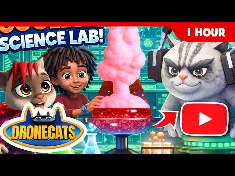 🐾🚁 Drone Cats Power Hour! | 1-Hour of Rescue Fun & Teamwork Adventures