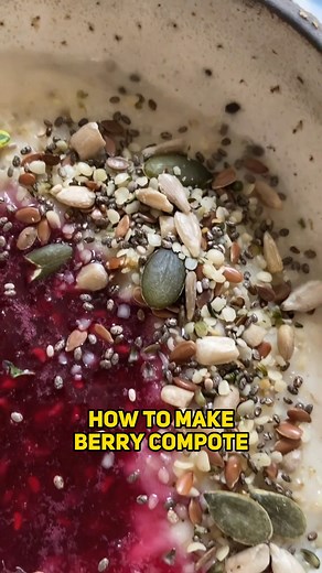 Learn how to make berry compote to use in dozens of ways. https://www.alphafoodie.com/easy-mixed-berry-compote/ #berrycompote #compote #frozenberries #BerryMix | AlphaFoodie