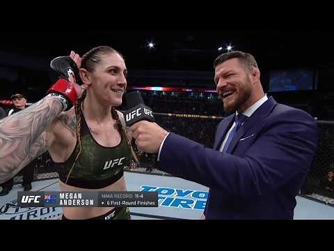 UFC Norfolk: Megan Anderson Octagon Interview
