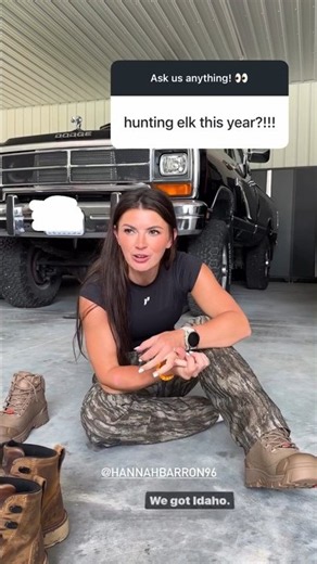 hunting elk This year? You Didn't Expect what Hannah Barron answered! 😳😱 #dress #fitness #outfit