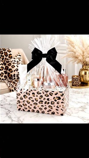 Simple Box to Stunning Care Package! 💛 Leopard Print Gift Idea
