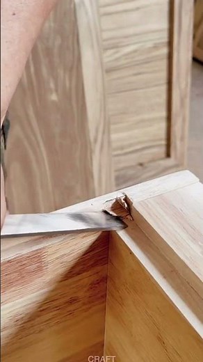 Carpenter processing wood process