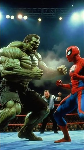 Who,s Trapped Now ? Hulk vs Spider man #funny #animation #shorts